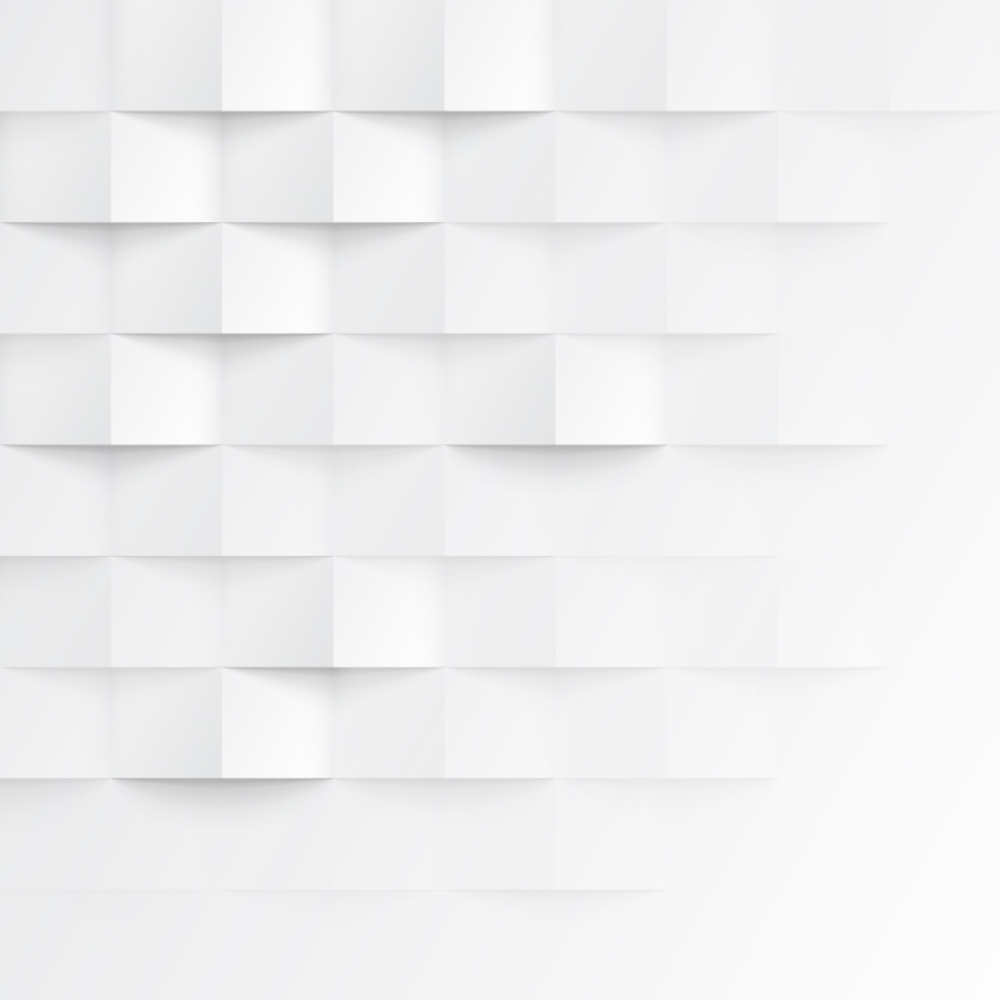 Abstract 3d white geometric background. White seamless texture w